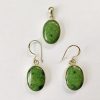 Ruby Zoisite Jewelry Set