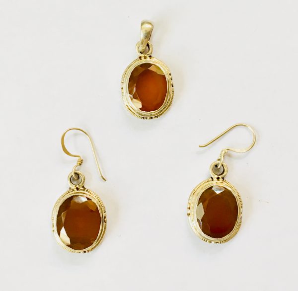 Carnelian Jewelry Set