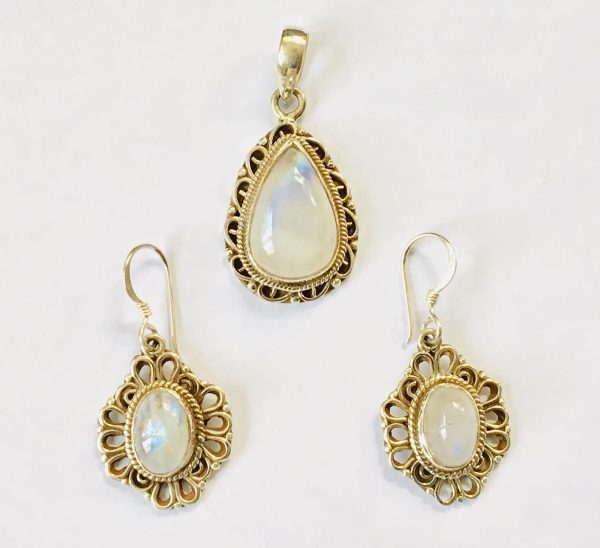 Moonstone Jewelry Set