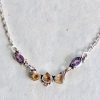 Amethyst & Citrine Necklace